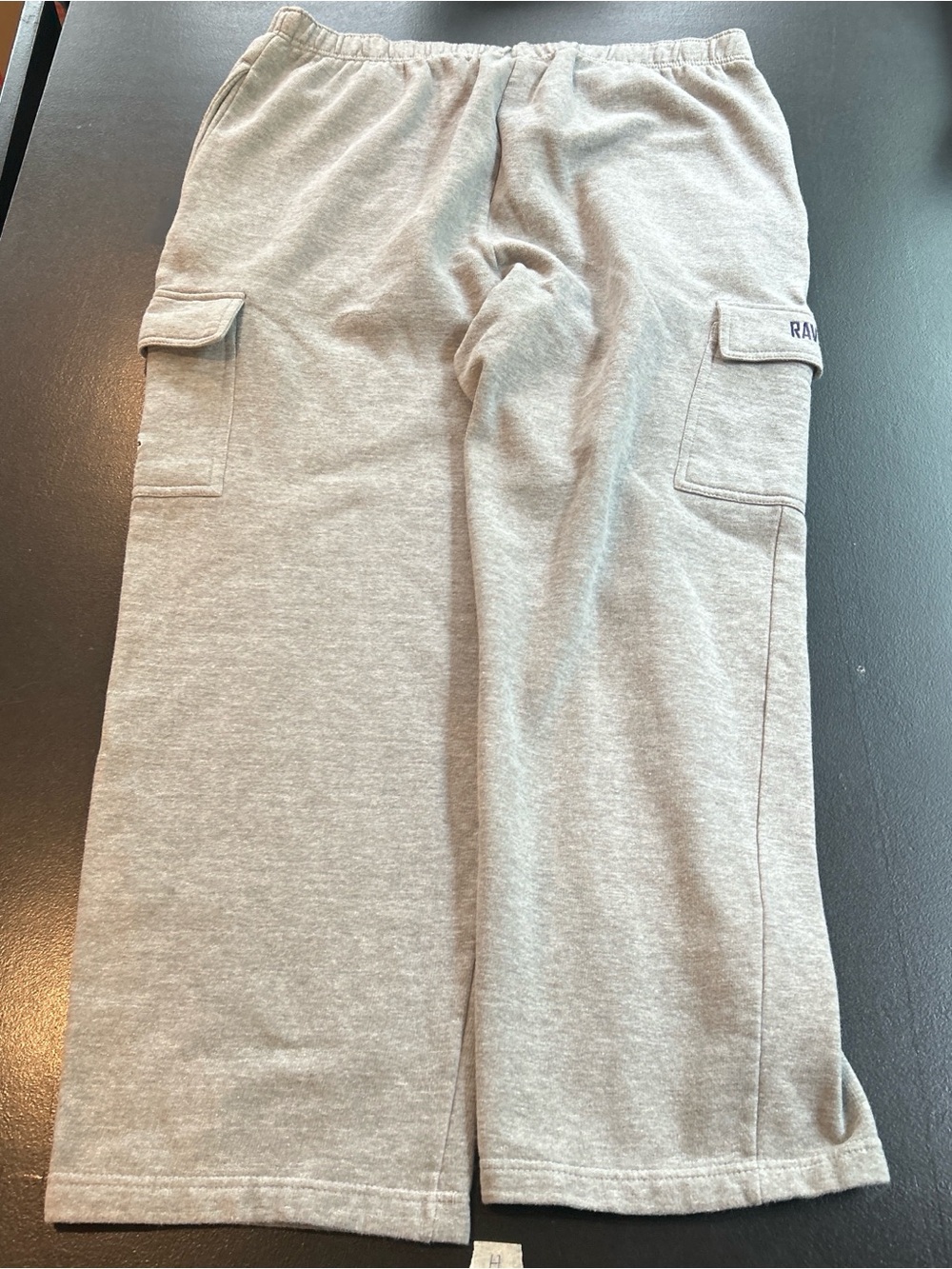 NFL Gray Baltimore Ravens Logo Track Joggers